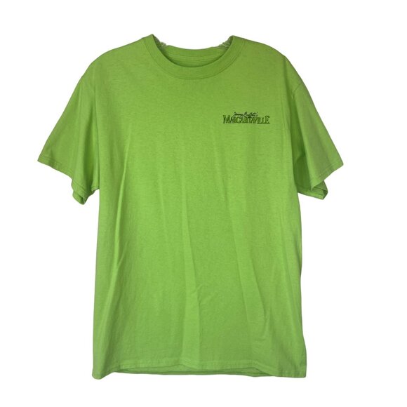 Jimmy Buffett's Margaritaville Myrtle Beach Tshirt Medium Green Parrot - Picture 1 of 7